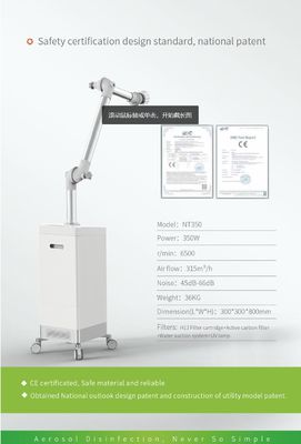 van de het Aërosolzuiging van 220V 55dB de Tandzuiging van het de Eenheids Onafhankelijke Water