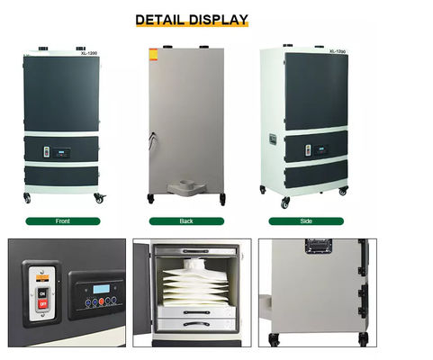De industriële 900W-Collector van het Zuigingsstof Constant Airflow