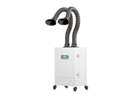 De draagbare 300W-Eenheid van de Dampextractie met Dubbele Zuigingspijpen