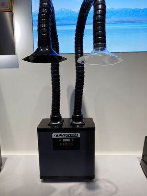 De lichtgewicht200w-Trekker van de Soldeerseldamp met Dubbele Zuigingswapens