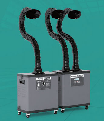 200 w-Trekker 55 OB van de Laser Solderende Damp met 2 Zuigingspijpen