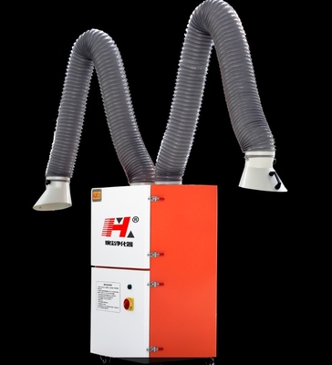 Microcomputer Chip Control Welding Fume Extractor met Twee Zuigingspijpen